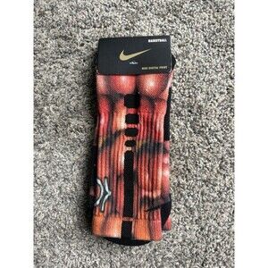 NIKE 2014 KEVIN DURANT KD ELITE SOCKS BAD APPLES NEW WITH TAGS SIZE 8-12 MEN’S